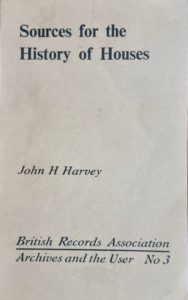 Sources for the History of Houses (Paperback)