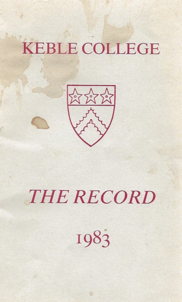 Keble College The Record 1983 (Paperback) - Image 2