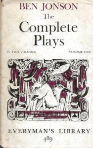 Ben Jonson The Complete Plays - Everyman's Library 489 (Hardcover)