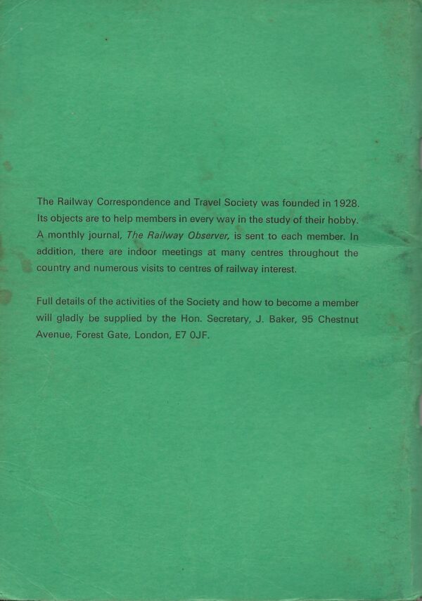 Coaching Stock of British Railways 1978 (Paperback) Back cover