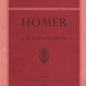 Homer by J.B. Hainsworth (Paperback)