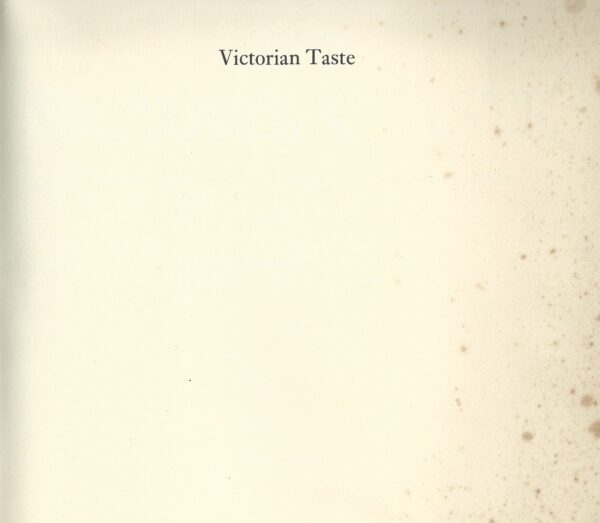 Victorian Tastes -The Complete Catalogue of Paintings at the Royal Holloway College (Paperback) First Page