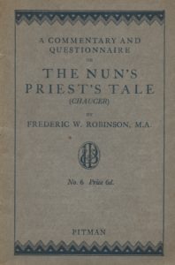 A Commentary and Questionnaire on The Nun's Priest's Tale - Chaucer (Paperback)