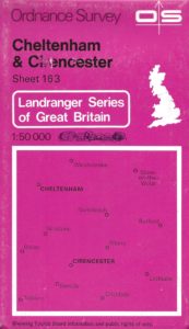 Cheltenham & Cirencester - Sheet 163 (Ordnance Survey Map)