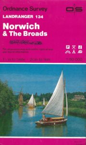 Norwich & The Broads - Landranger 134 (Ordnance Survey Map)