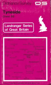 Tyneside - Sheet 88 (Ordnance Survey Map)