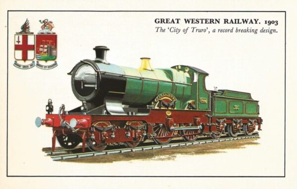 Great Western Railways 1903 - The City of Truro (Colourmaster International Collectors Series Postcard)