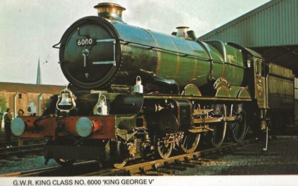 G.W.R. King Class No.6000 King George V (Colourmaster International Postcard)