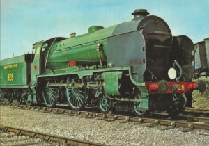 Southern Railway Schools Class 4-4-0 No.928 Stowe (Dennis Productions Postcard)