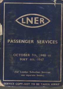 LNER Passenger Services - October 7th 1946 to May 4th 1947 (Paperback)