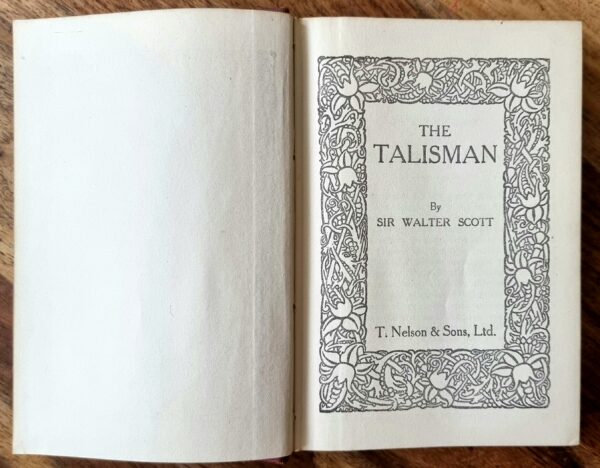 The Talisman by Sir Walter Scott (Hardback) - Title Page