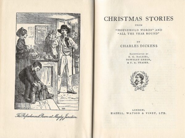 Christmas Stories - Pictures from Italy by Charles Dickens (Hardback) - First Page Spread