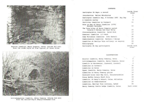 A Limekiln Miscellany : The South -West & South Wales compiled by Walter Minchinton (Paperback)