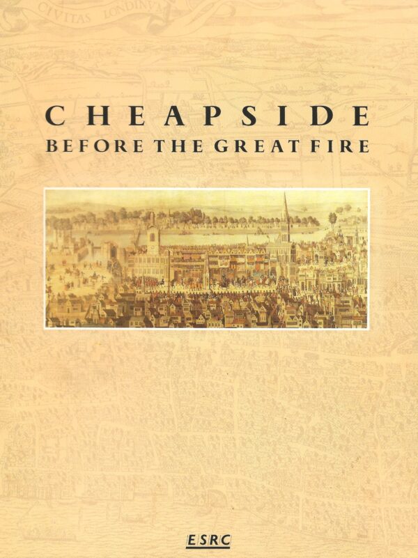 Cheapside Before the Great Fire by Derek Keene (Paperback) Front Cover Large