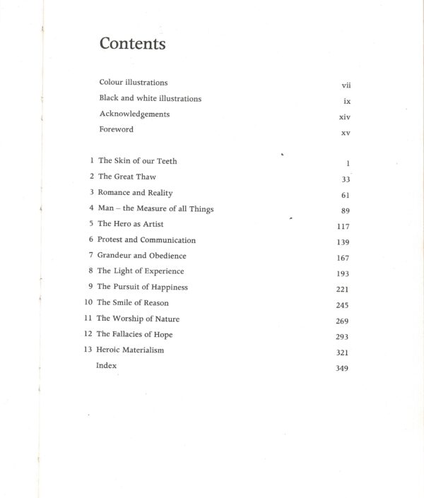 civilisation by kenneth clarke contents page