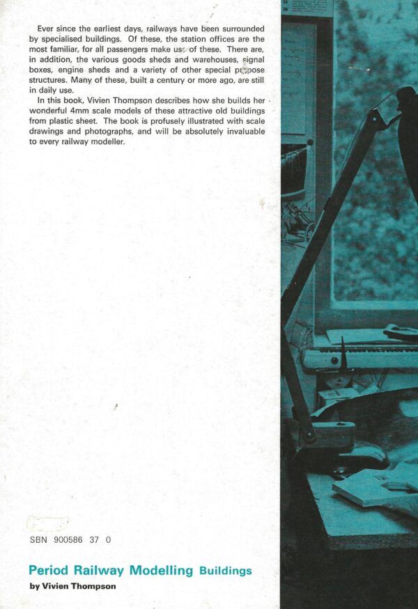 Period Railway Modelling Buildings by Vivien Thompson (Hardback) -Back Cover