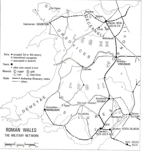 Gaernarvon Segontium (Paperback) Map 1