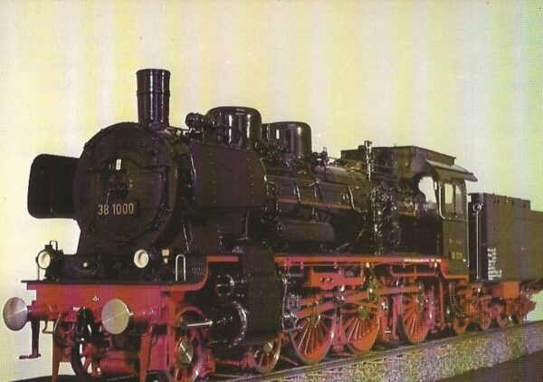 Class BR 3810 of the Former Prussian Railway P.8 - Postcard Front