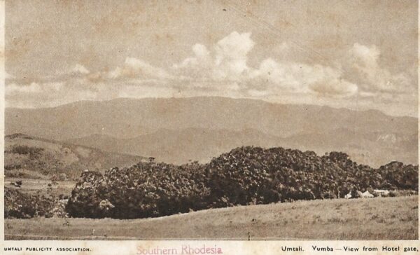 Umtali Vumba - View from Hotel Gate (Postcard) -Front Cover