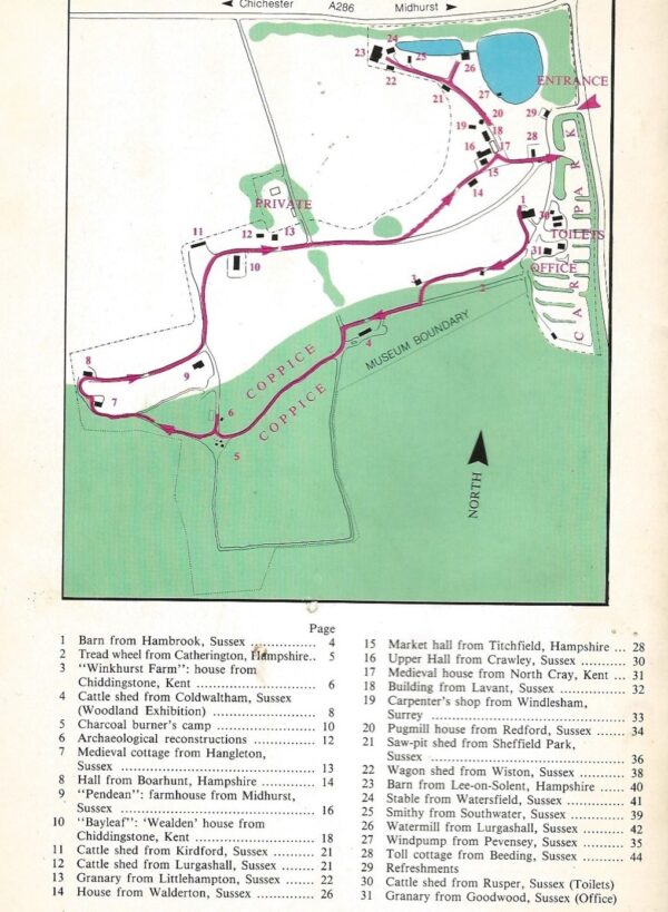 Weald and Downland Open Air Museum Guidebook (Paperback) -Internal Image 2