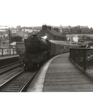 Steam Locomotive at Hawick Railway Station - Vintage Photo 2