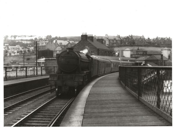 Steam Locomotive at Hawick Railway Station - Vintage Photo 2