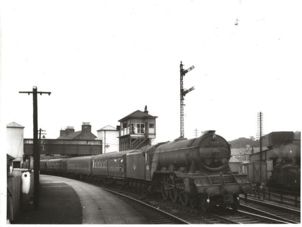 Steam Locomotive at Hawick Railway Station - Vintage Photo 3