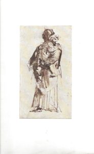 Woman Carrying a Baby by Giovanni Battista Piranesi (Art Print)