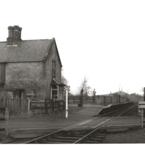 Featherstone Railway Station - Vintage Photo