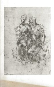 Madonna and Child and Saint Anne by Michelangelo (Art Print)