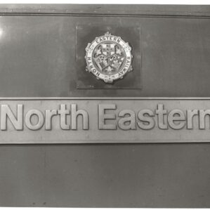 North Eastern Railway Sign - Vintage Photo