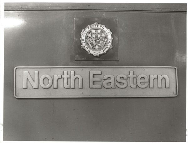 North Eastern Railway Sign - Vintage Photo