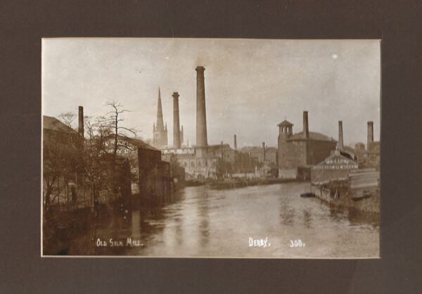 Old Silk Mill Derby Circa 1906 (Vintage Photo)