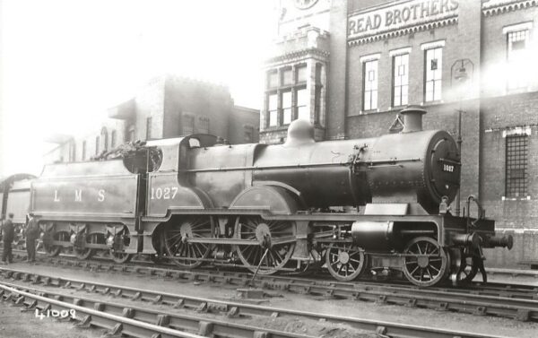 Steam Locomotive 1027- Vintage Photo