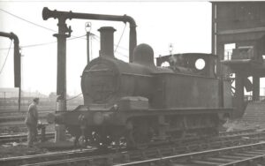 Steam Locomotive 41754 at Derby - Vintage Photo