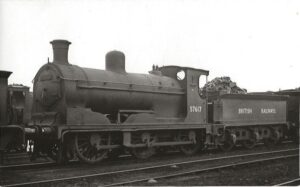 Steam Locomotive 57617- Vintage Photo