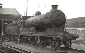 Steam Locomotive 62419- Vintage Photo