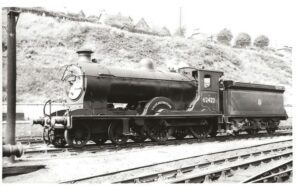 Steam Locomotive 62422 - Vintage Photo