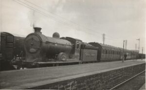 Steam Locomotive 62434 - Vintage Photo