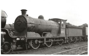 Steam Locomotive 64522 - Vintage Photo