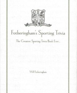 Fotheringham's Sporting Trivia (Hardback) -Front Cover