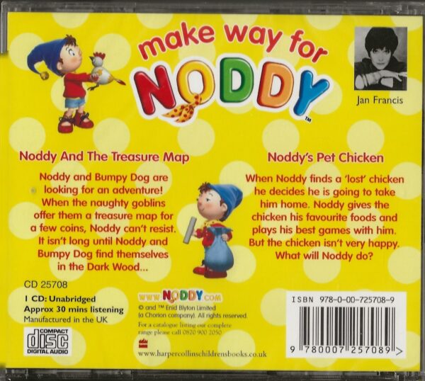 Noddy's and The Treasure Map & Noddy's Pet Chicken (Audio CD)