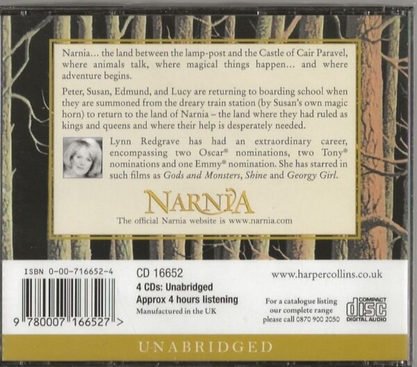 The Chronicles of Narnia: Prince Caspian (4 Audio CDs)