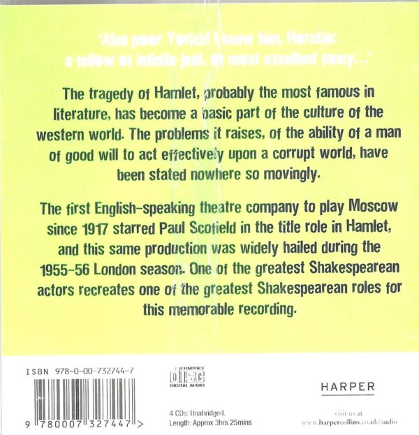 William Shakespeare: Hamlet (Audio CD)