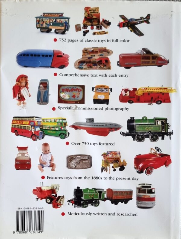 The Illustrated Dictionary of Toys by David Wallace & Bruce Wexler (Hardback) -Back Image