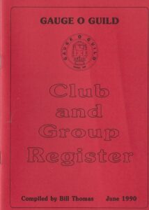 Gauge 'O' Guild: Club and Group Register - June 1990