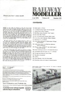 Railway Modeller June 1973 - Volume 24 Number 272