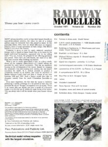 Railway Modeller October 1971 - Volume 22 Number 252