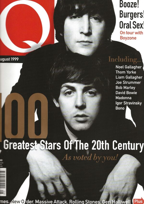 Q Magazine - August 1999 -Large Cover