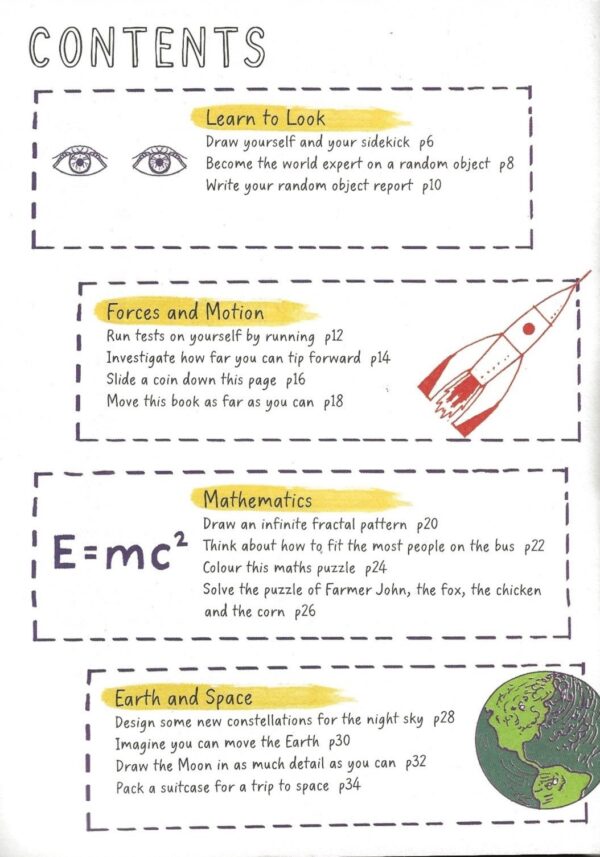 This Book Thinks you're a Scientist Contents Page 1